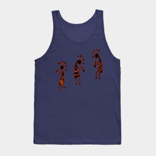 Arizona Kokopelli Tribal Flute Players Tank Top